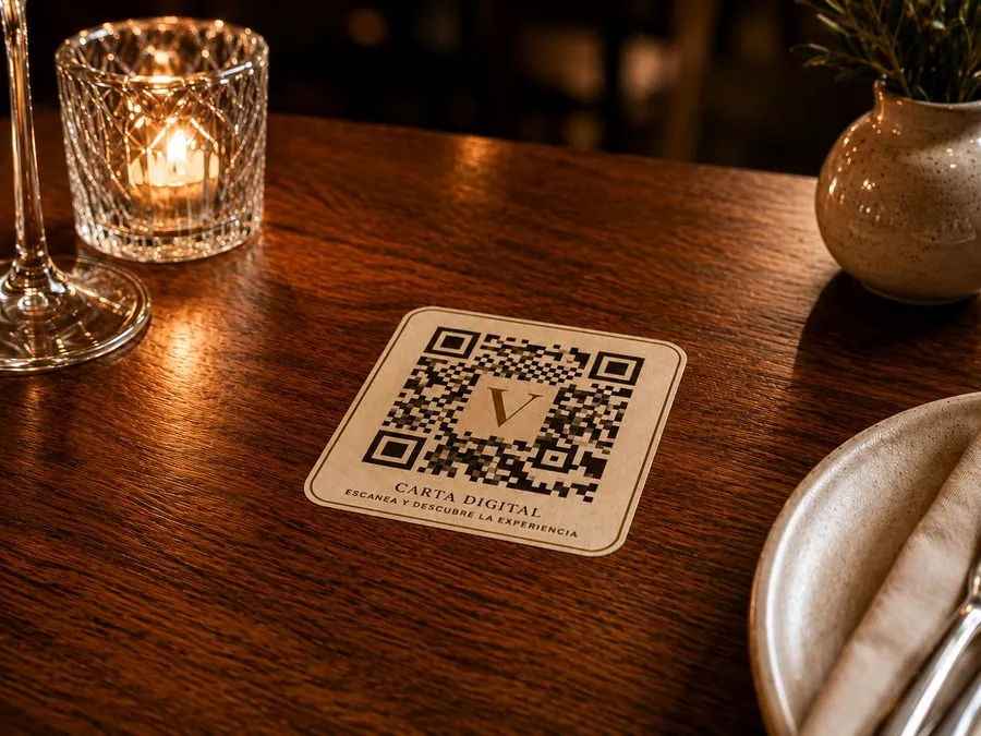 Carta digital y códigos QR
